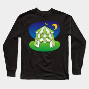 Green Circus Tent Long Sleeve T-Shirt